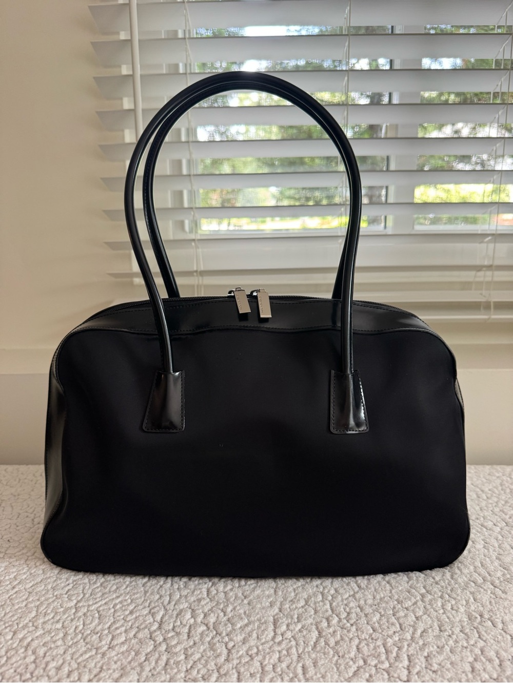 Vintage Jones New York Nylon Satchel Bag